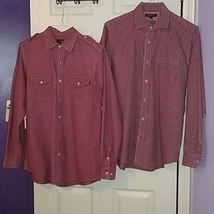 Set of 2 casual mens shirts